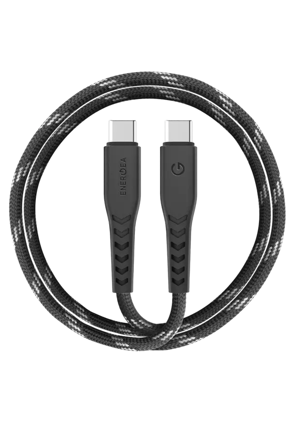 NyloFlex 1.5M 100W Type-C to Type-C PD Hızlı Şarj Kablo - Siyah - Image 1