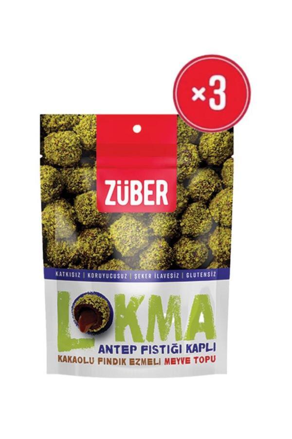 Antep Fistigi Kapli Kakaolu Findik Ezmeli Meyve Topu 96 gr X3 adet - Image 1