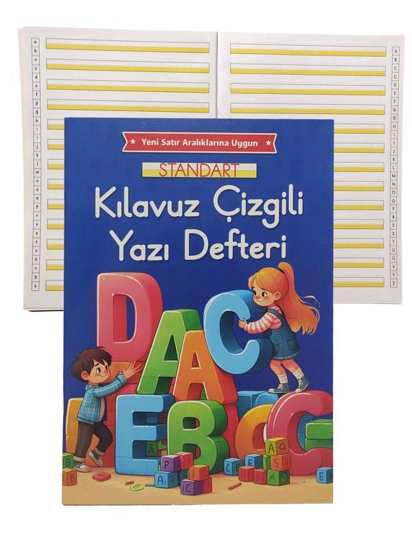 Yeni Müfradat Kılavuz Çizgili Güzel Yazı Defteri Büyük Boy 19x27cm -1 Adet - Image 1