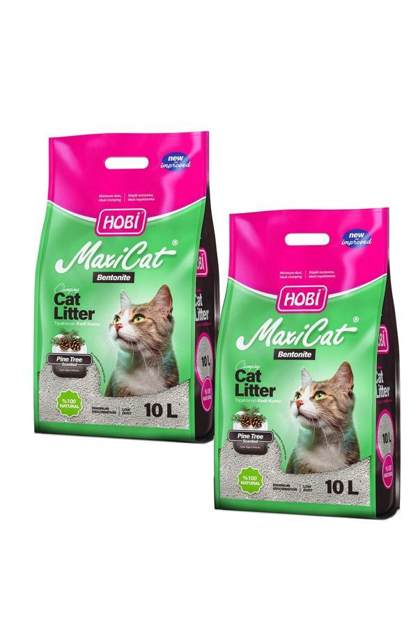 Hobi Maxicat kedi kumu çam kokulu 10 lt - Image 1