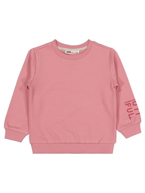 Civil Girls Basic 2-5 Yaş Sweatshirt - Pembe2-3 Yaş - Image 1
