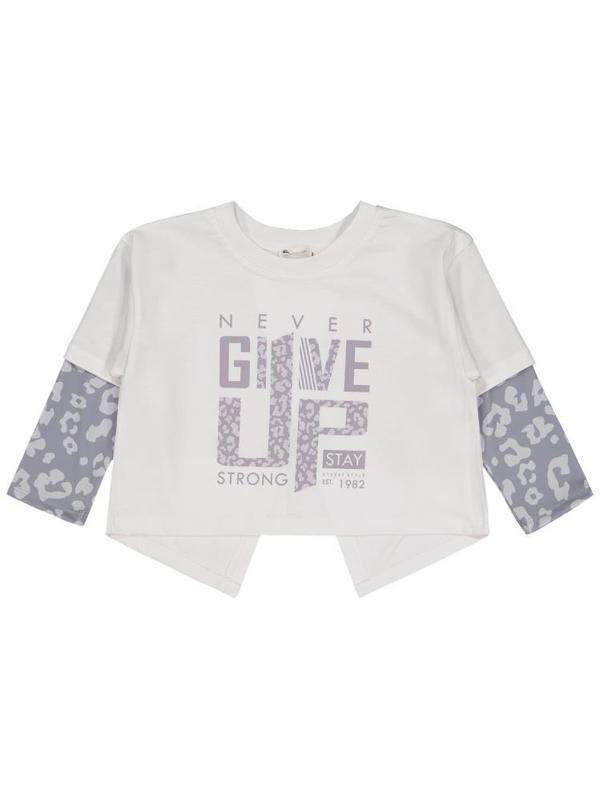 Civil Girls Leopar 2-5 Yaş Sweatshirt - Beyaz4-5 Yaş - Image 1