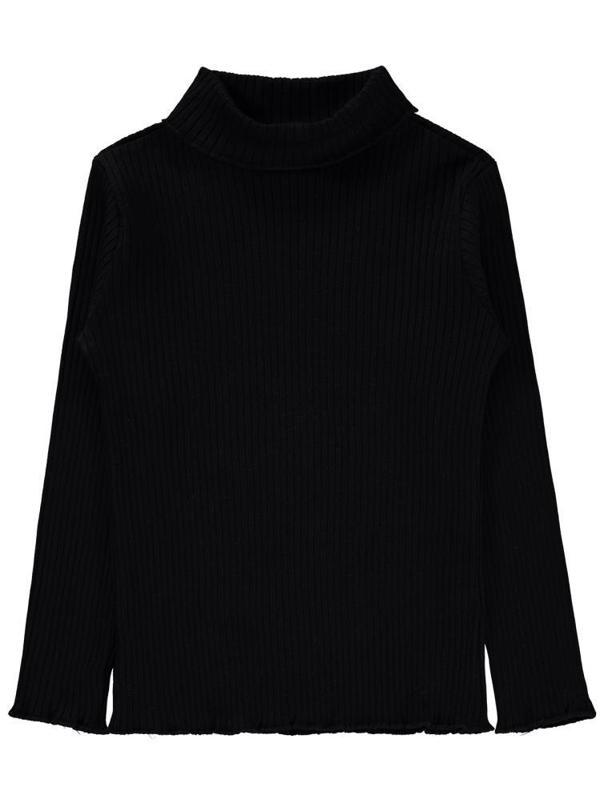 Civil Girls Boğazlı 6-9 Yaş Sweatshirt - Siyah8-9 Yaş - Image 1