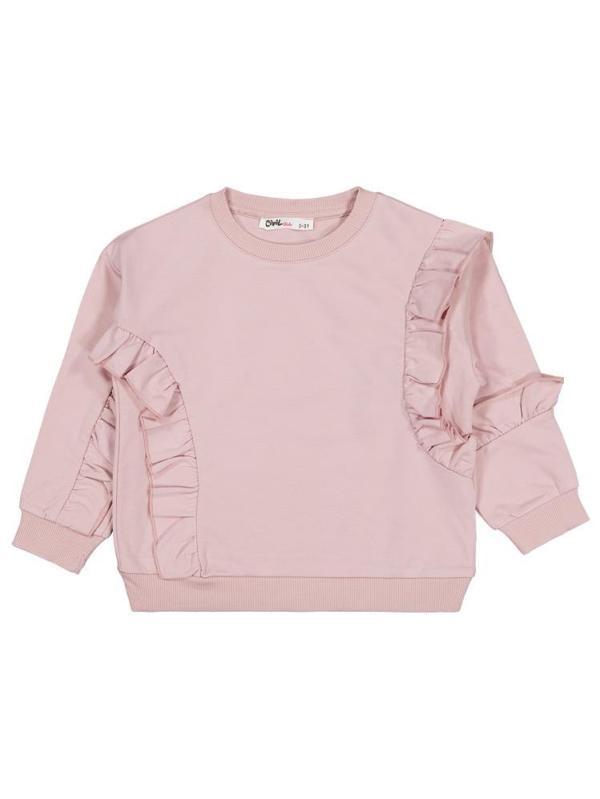 Civil Girls Fırfırlı 2-5 Yaş Sweatshirt - Pembe2-3 Yaş - Image 1