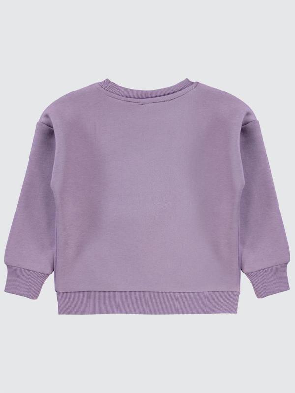 Civil Girls Super Baskılı 2-5 Yaş Sweatshirt - Lila2-3 Yaş - Image 1
