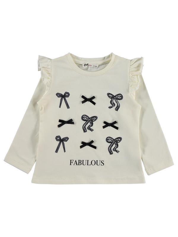 Civil Girls FABULOUS BASKILI 2-5 Yaş Sweatshirt - Ekru4-5 Yaş - Image 1