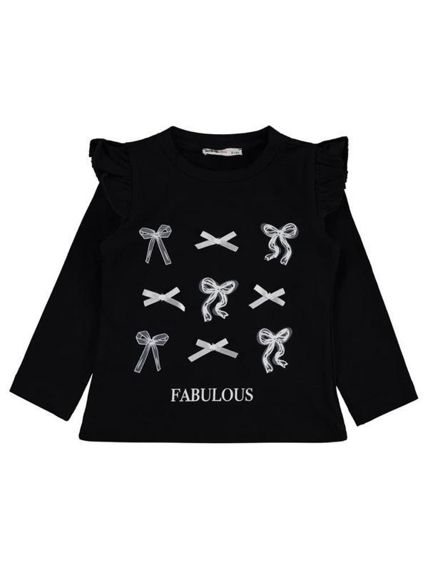 Civil Girls FABULOUS BASKILI 2-5 Yaş Sweatshirt - Siyah4-5 Yaş - Image 1