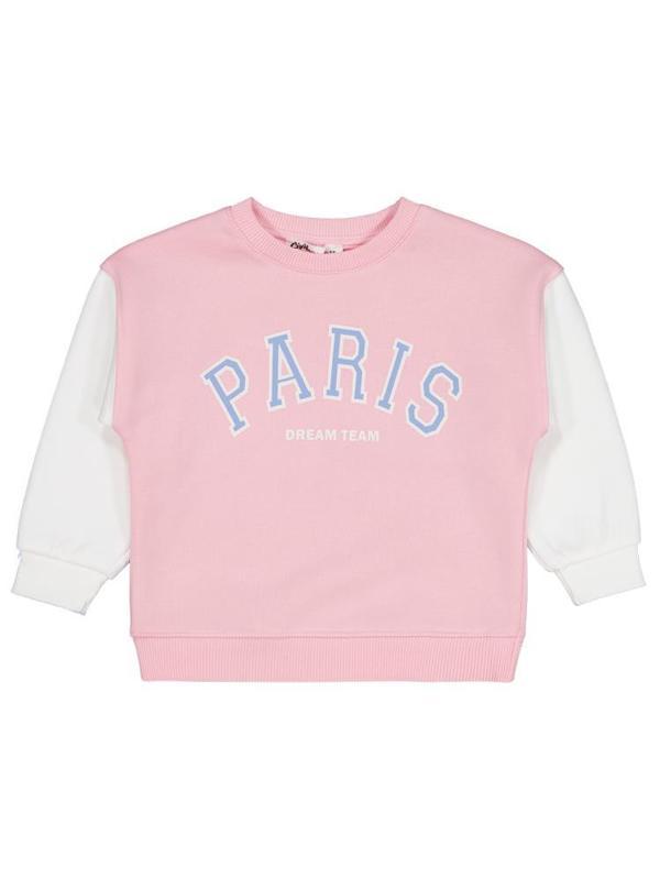 Civil Girls Paris Baskılı 2-5 Yaş Sweatshirt - Pembe5-6 Yaş - Image 1