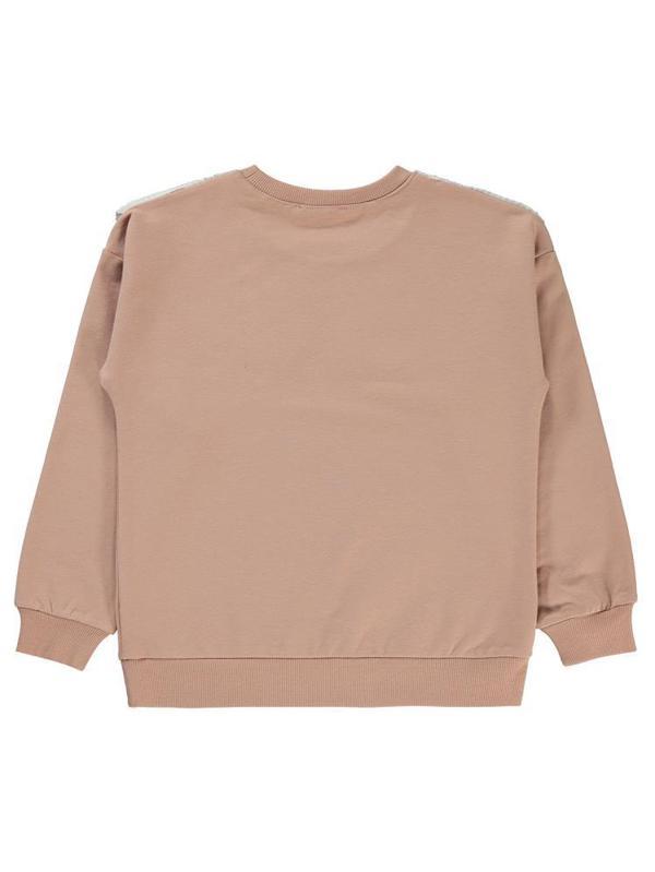 Civil Girls 2 İplik Yakalı 6-9 Yaş Sweatshirt - Turuncu7-8 Yaş - Image 1
