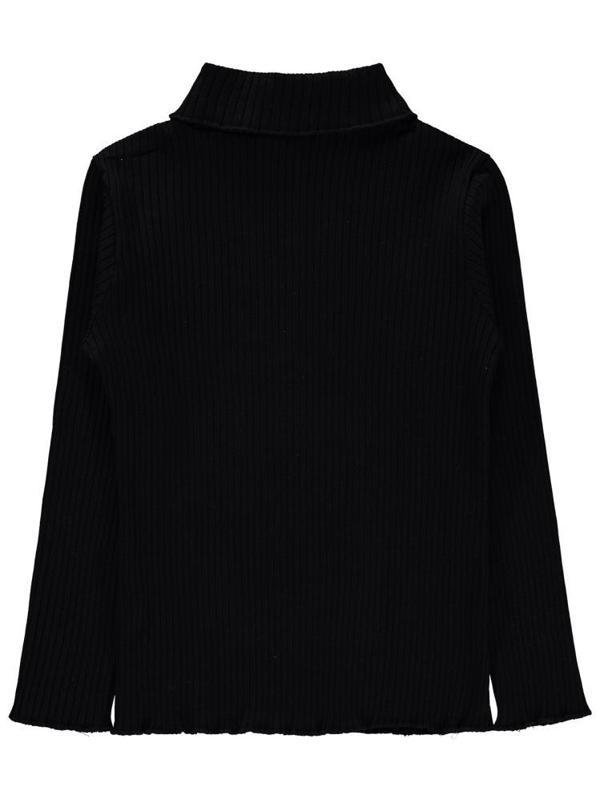 Civil Girls Boğazlı 6-9 Yaş Sweatshirt - Siyah7-8 Yaş - Image 1