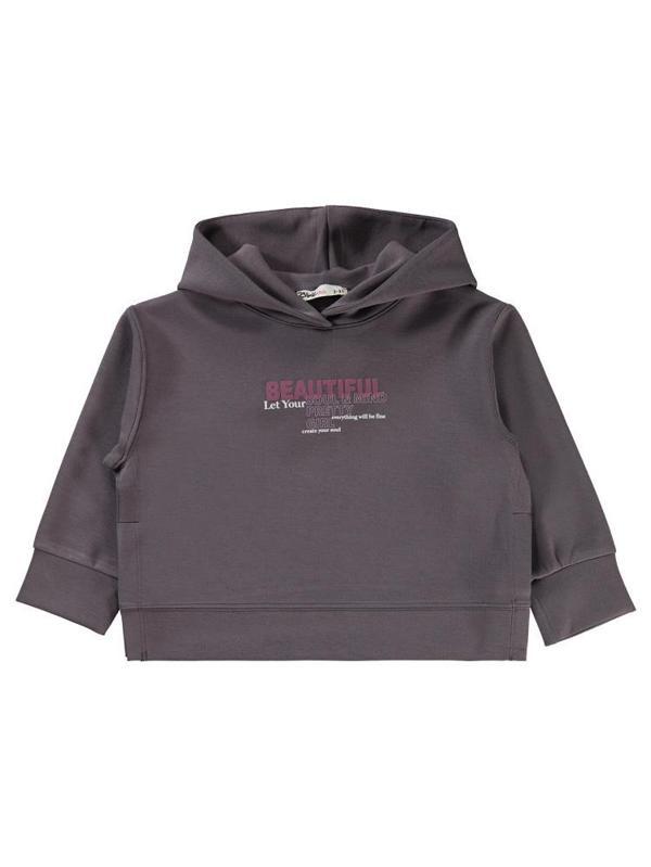 Civil Girls Beautiful Baskılı 2-5 Yaş Sweatshirt - Gri2-3 Yaş - Image 1