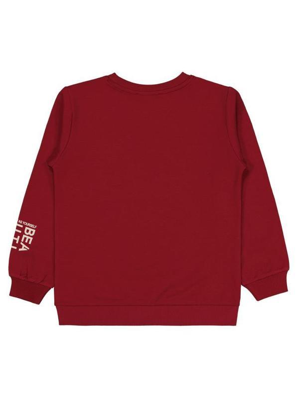 Civil Girls Basic 10-13 Yaş Sweatshirt - Bordo10-11 Yaş - Image 1