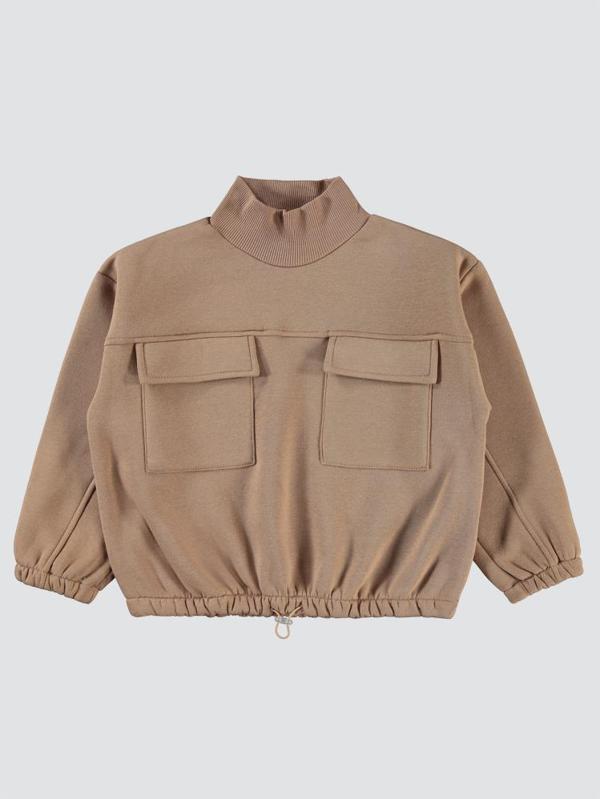Civil Girls Cepli 6-9 Yaş Sweatshirt - Turuncu9-10 Yaş - Image 1