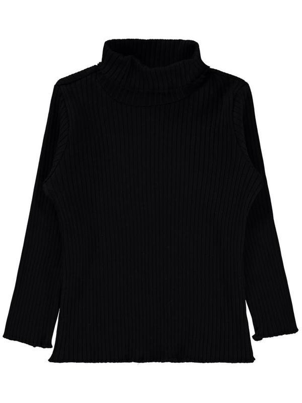 Civil Girls Boğazlı 2-5 Yaş Sweatshirt - Siyah3-4 Yaş - Image 1