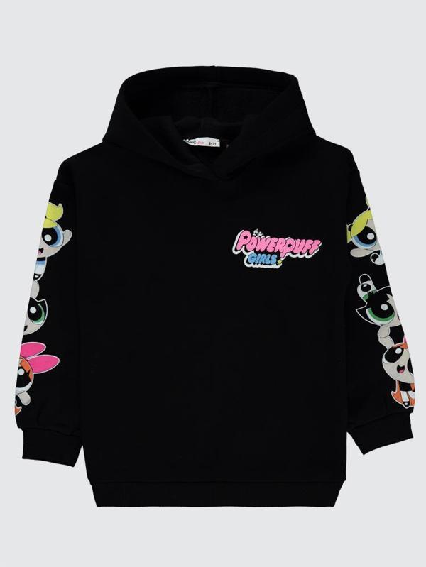 Powerpuff Girls 10-13 Yaş Sweatshirt - Siyah10-11 Yaş - Image 1