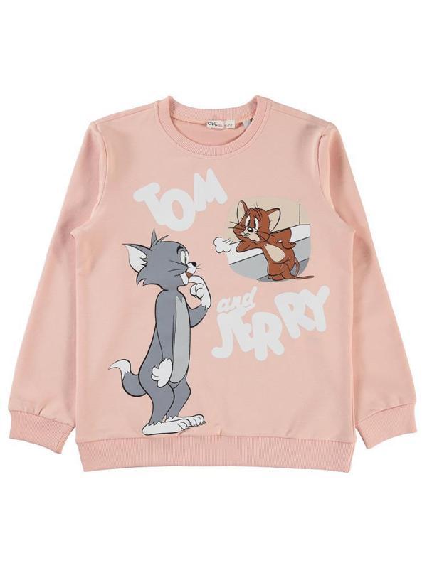 Tom and Jerry 10-13 Yaş Sweatshirt - Pudra13-14 Yaş - Image 1
