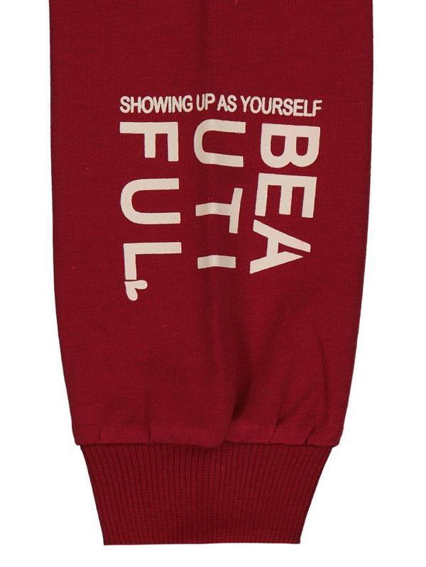 Civil Girls Basic 10-13 Yaş Sweatshirt - Bordo13-14 Yaş - Image 1