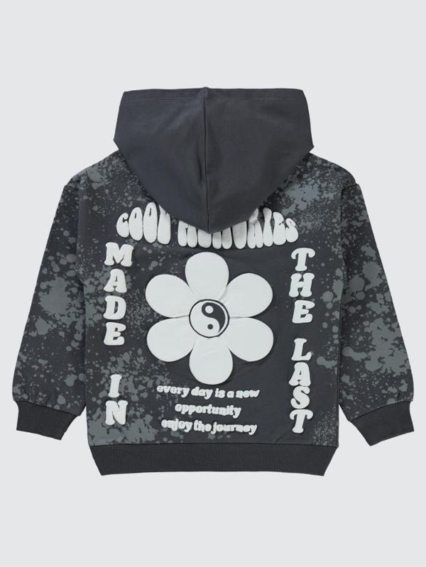 Civil Girls Have Cool Baskılı 6-9 Yaş Sweatshirt - Gri7-8 Yaş - Image 1