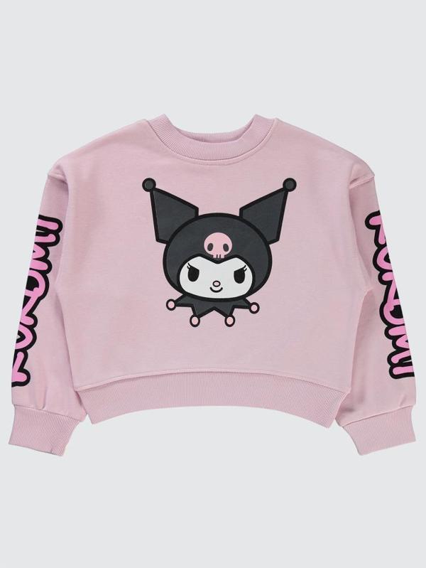 Kuromi 10-13 Yaş Sweatshirt - Lila10-11 Yaş - Image 1