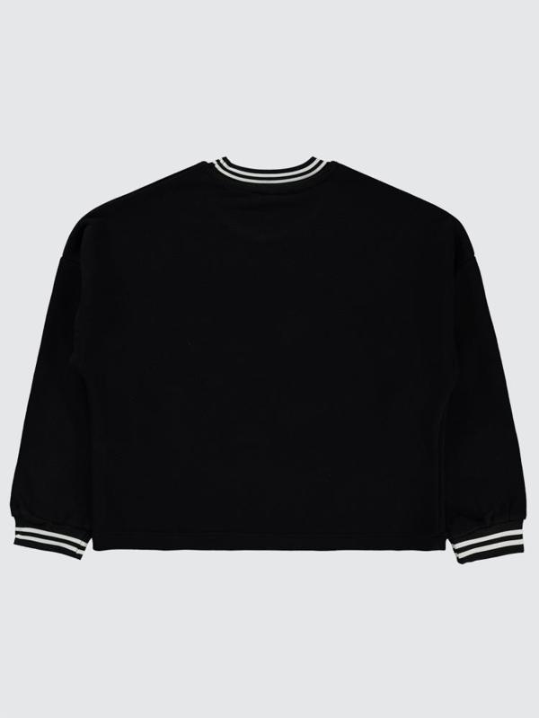 Civil Girls California Baskılı 10-13 Yaş Sweatshirt - Siyah12-13 Yaş - Image 1