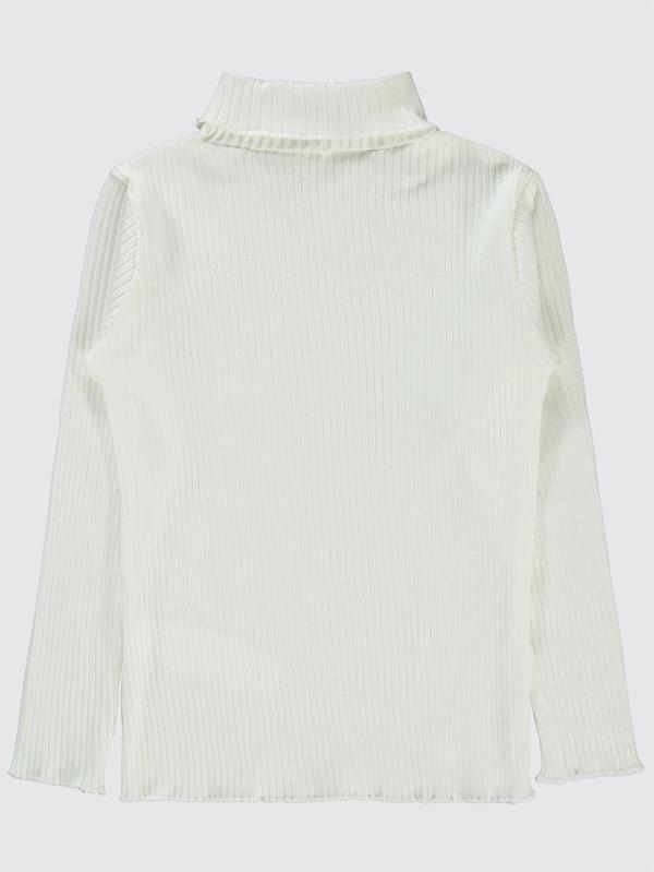 Civil Girls Boğazlı 10-13 Yaş Sweatshirt - Ekru11-12 Yaş - Image 1