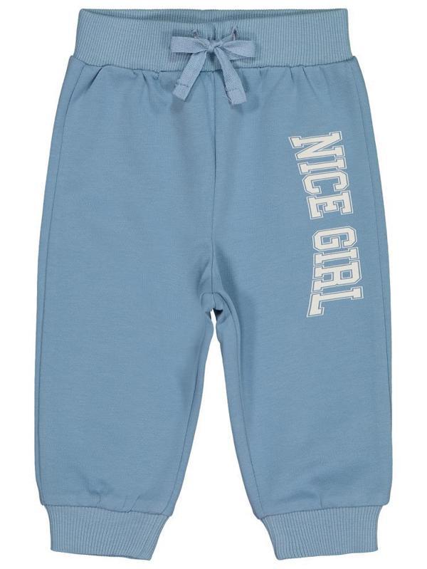 Civil Baby Nice Girl Baskılı 6-18 Ay Eşofman Altı - Mavi12-18 Ay - Image 1