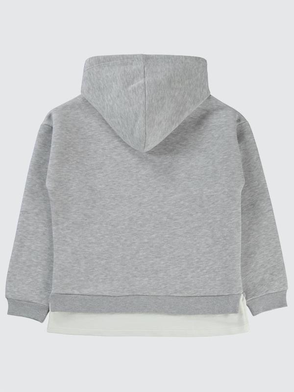 Civil Girls College Baskılı 10-13 Yaş Sweatshirt - Gri11-12 Yaş - Image 1