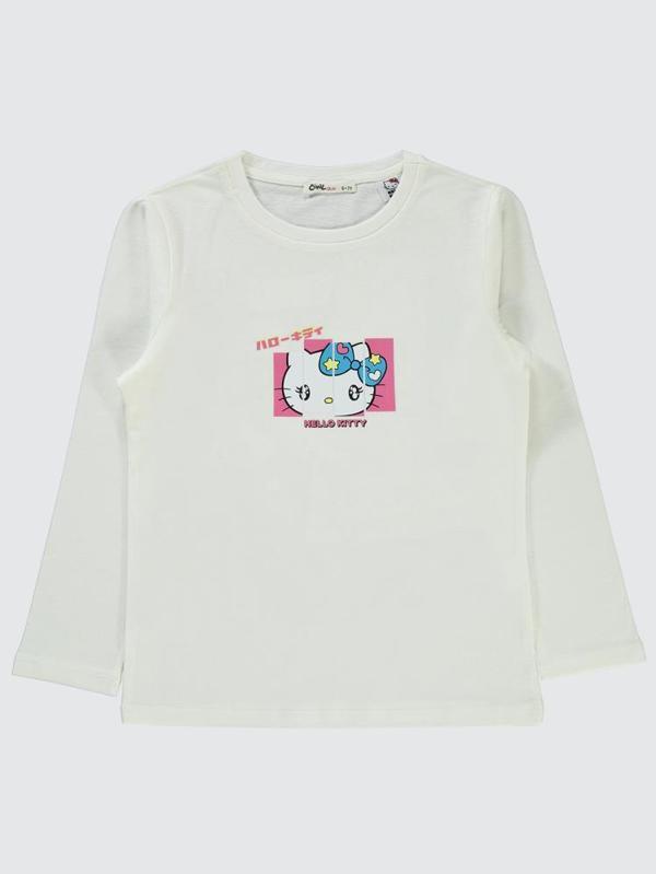 Civil Girls Sanrio Hello Kitty 6-9 Yaş Sweatshirt - Ekru6-7 Yaş - Image 1