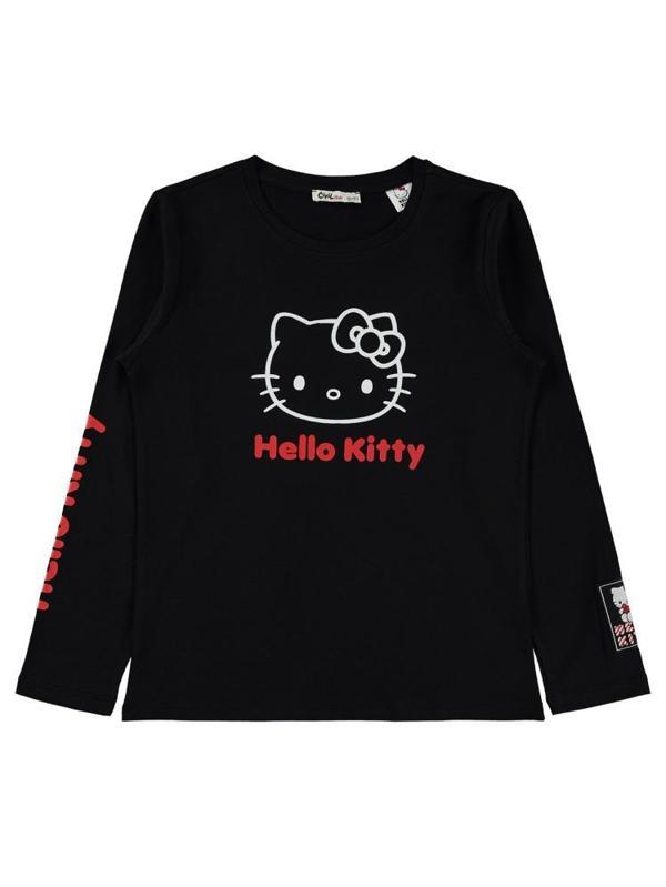 Civil Girls Sanrio Hello Kitty 10-13 Yaş Sweatshirt - Siyah10-11 Yaş - Image 1