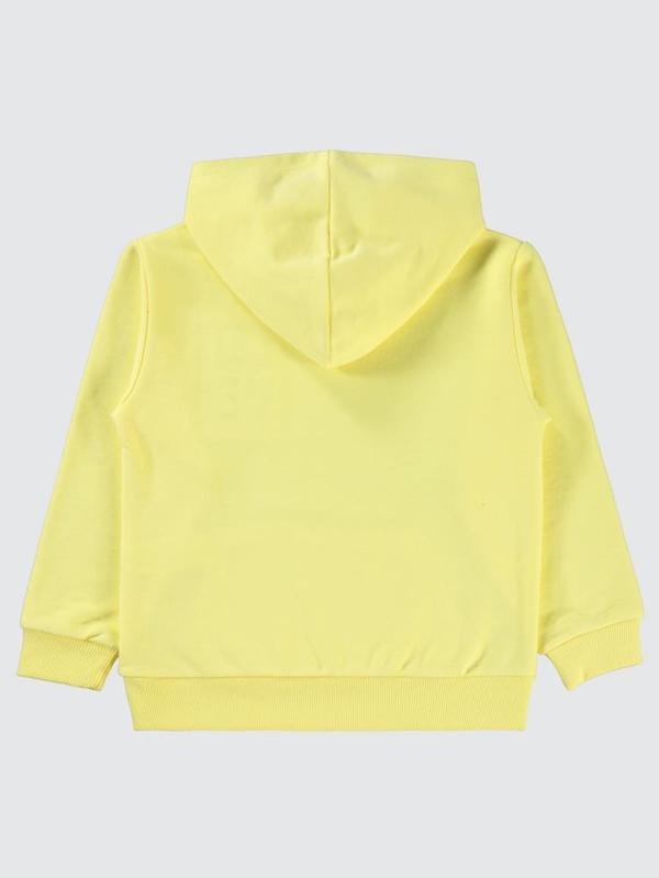 Civil Girls Kanguru Cepli 10-13 Yaş Sweatshirt - Sarı10-11 Yaş - Image 1