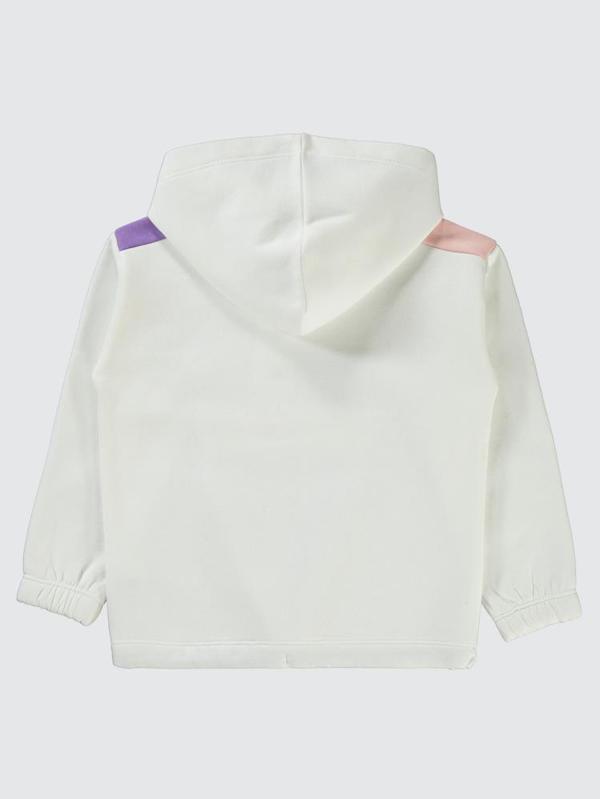 Civil Girls Montana Baskılı 6-9 Yaş Sweatshirt - Ekru7-8 Yaş - Image 1
