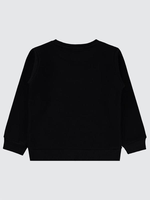 Civil Girls Boston Baskılı 6-9 Yaş Sweatshirt - Siyah9-10 Yaş - Image 1
