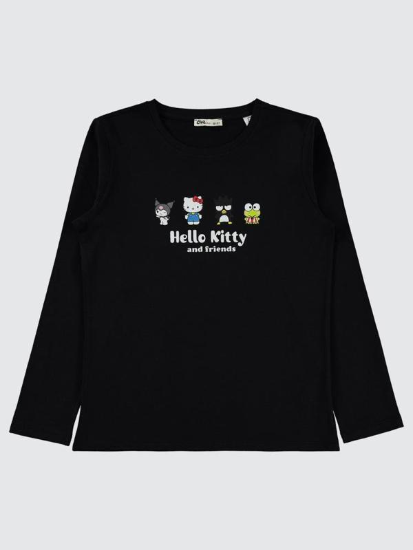 Civil Girls Sanrio Hello Kitty 10-13 Yaş Sweatshirt - Siyah10-11 Yaş - Image 1