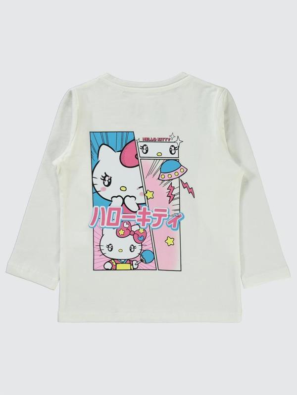 Civil Girls Sanrio Hello Kitty 2-5 Yaş Sweatshirt - Ekru2-3 Yaş - Image 1