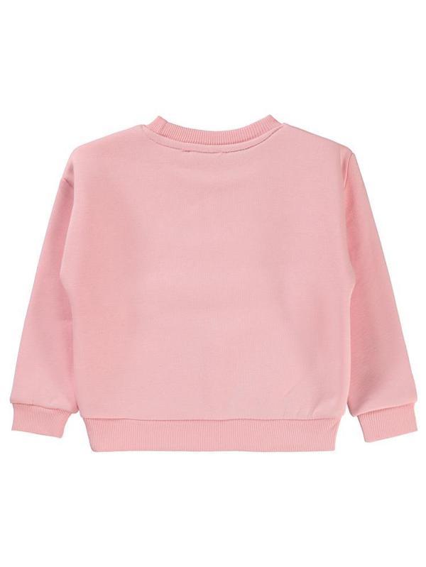 Civil Girls Never Stop Baskılı 2-5 Yaş Sweatshirt - Pembe2-3 Yaş - Image 1
