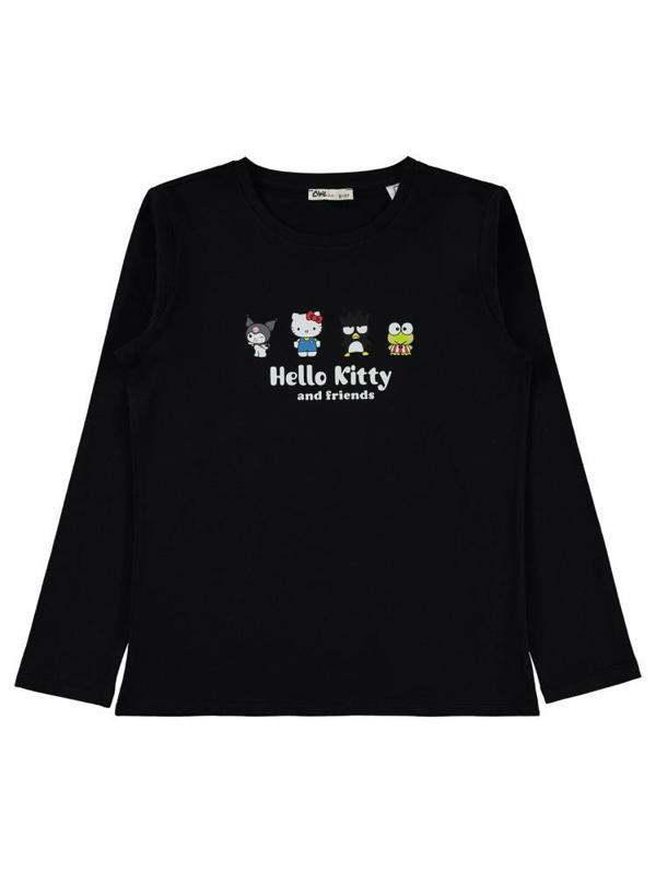 Civil Girls Sanrio Hello Kitty 10-13 Yaş Sweatshirt - Siyah13-14 Yaş - Image 1