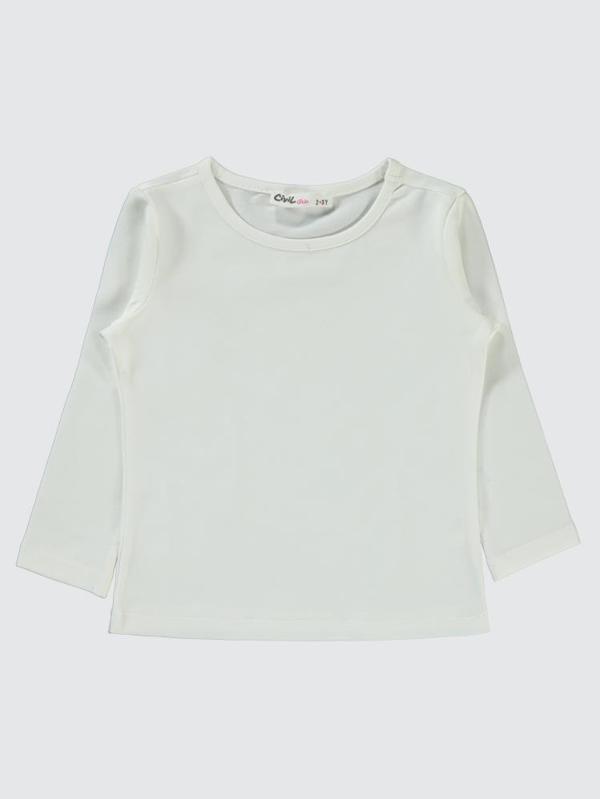 Civil Girls Basic 2-5 Yaş Sweatshirt - Ekru4-5 Yaş - Image 1