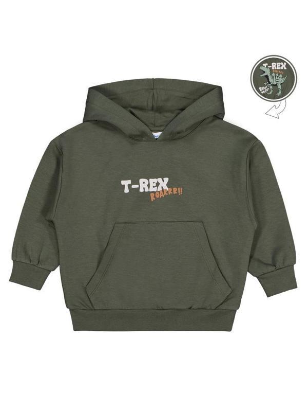 Civil Boys Trex Roar Baskılı 2-5 Yaş Sweatshirt - Haki2-3 Yaş - Image 1