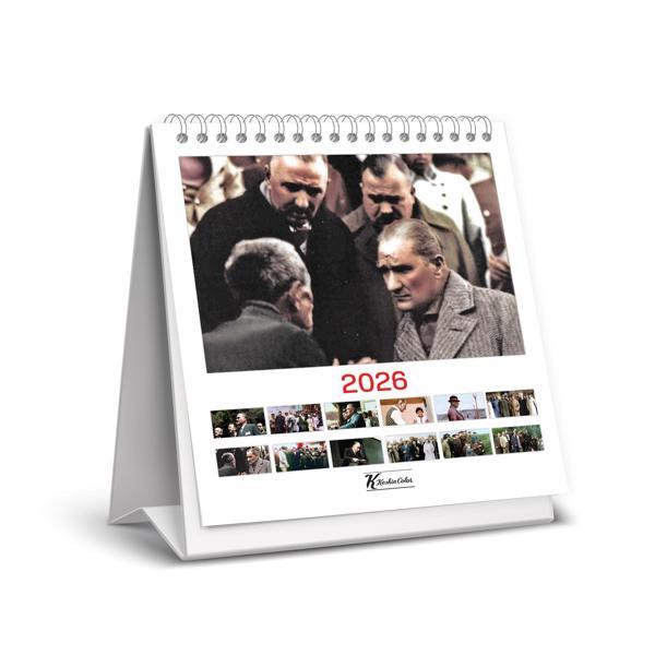Keskin 2026-Kare Masa Takvimi - Atatürk - Image 1