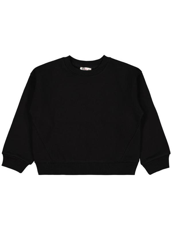 Civil Girls Düz 6-9 Yaş Sweatshirt - Siyah7-8 Yaş - Image 1