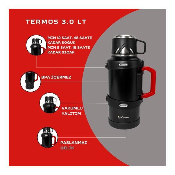 ROX CAMPING 3 LT KAMP TERMOS - Image 1