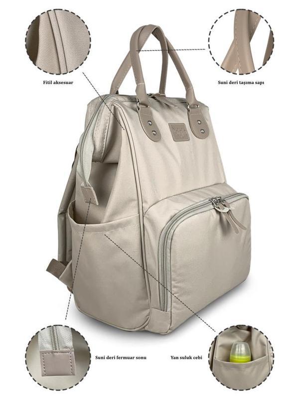 Stylo Paris X Pro Anne Bebek Bakım Sırt Çantası - BejStandart - Image 1