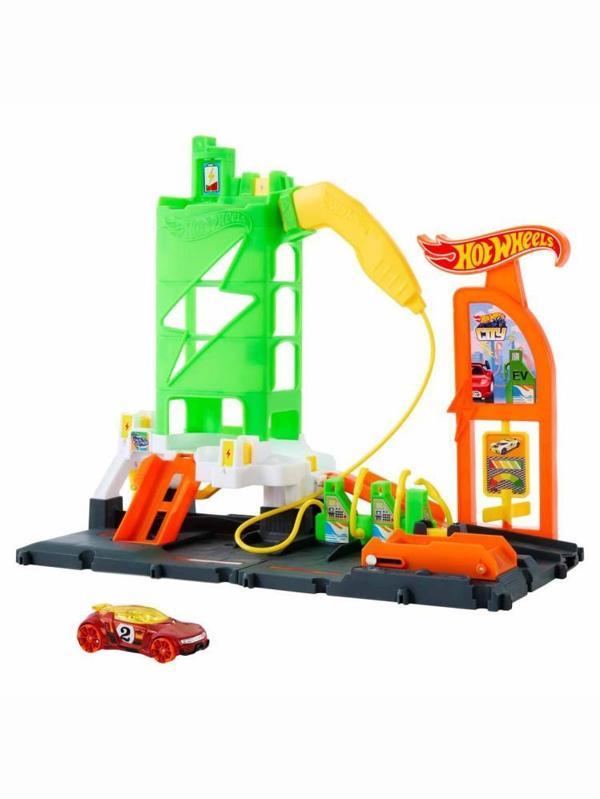 Hot Wheels Elektrikli Araç Şarj İstasyonu Oyun Seti - StandartStandart - Image 1