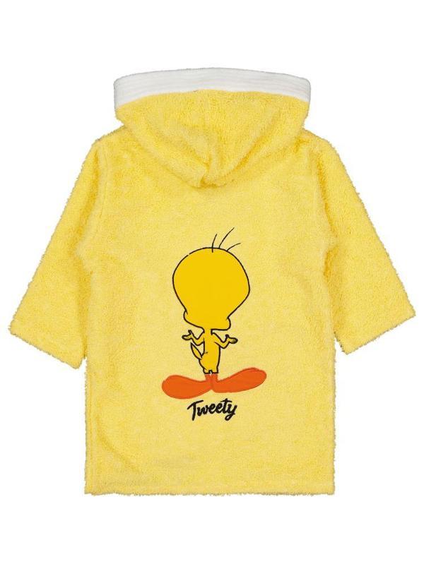 Tweety Kız Çocuk Bornoz 2-10 Yaş - Sarı10-11 Yaş - Image 1