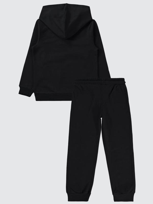 Civil Boys Unisex Basic 10-13 Yaş Eşofman Takımı - Siyah11-12 Yaş - Image 1