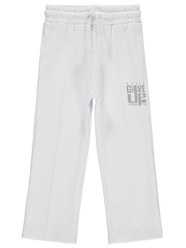 Civil Girls Leopar Baskılı 2-5 Yaş Eşofman Altı - Beyaz2-3 Yaş - Image 1