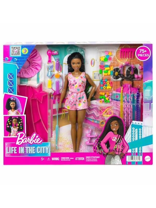 Barbie Brooklyn Eğlenceli Saçlar Oyun Seti - StandartStandart - Image 1