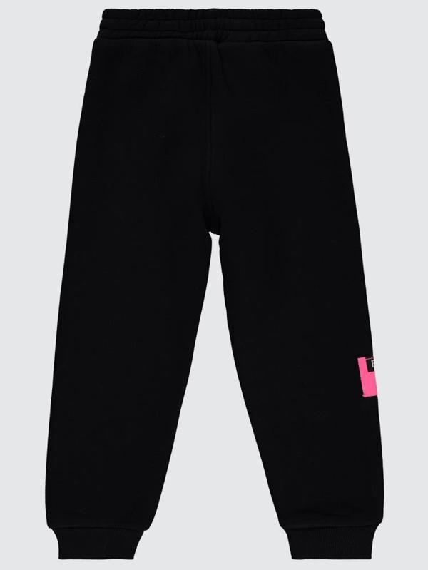Civil Girls Fashion Aksesuarlı 2-5 Yaş Eşofman Altı - Siyah2-3 Yaş - Image 1