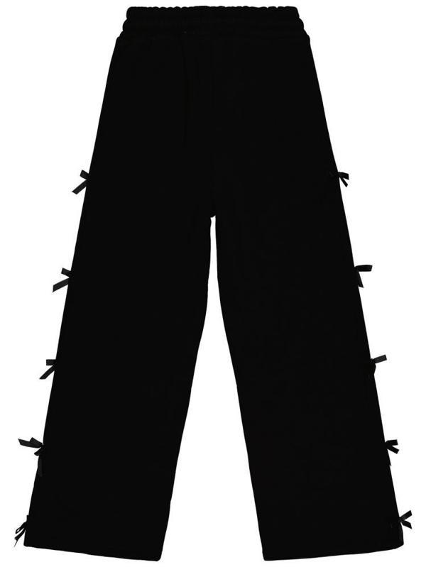 Civil Girls Fiyonk Aksesuarlı 10-13 Yaş Eşofman Altı - Siyah11-12 Yaş - Image 1