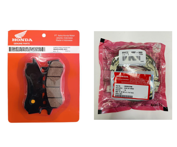 Honda Pcx 125 18-20 Ön Ve Arka Fren Balatası - Image 1